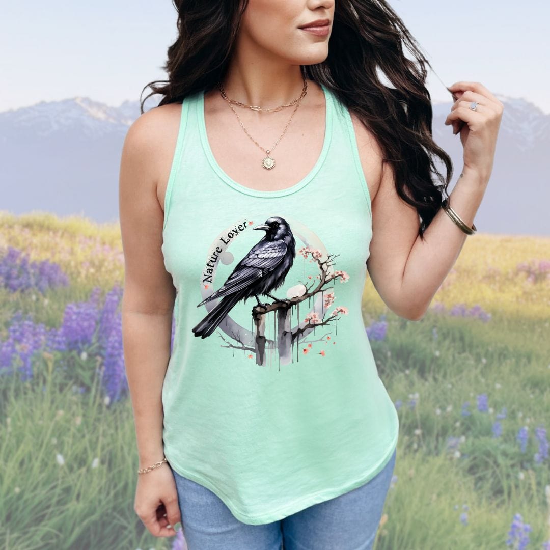 Nature Lover, Crow Tank Top