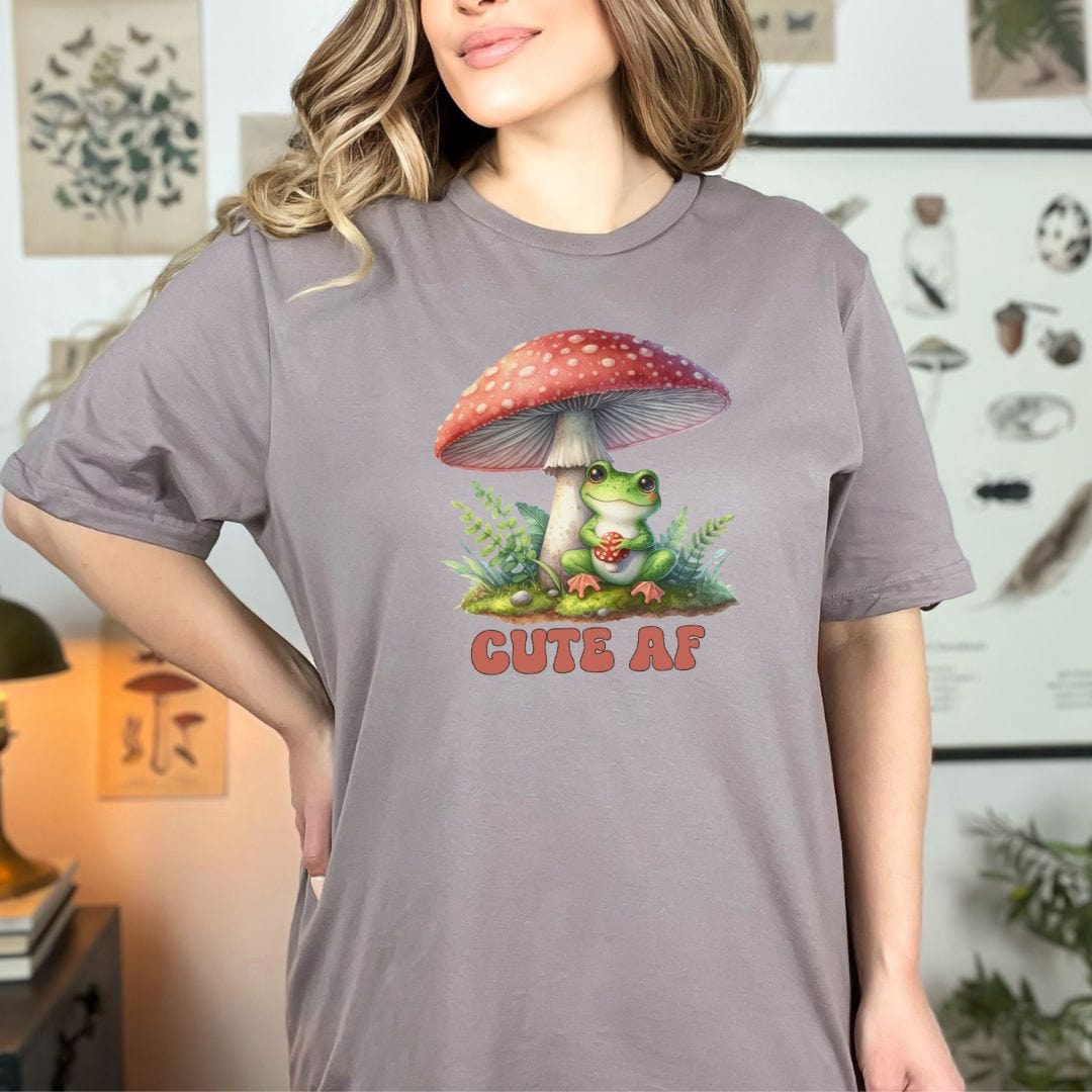 Cute AF Frog, Softstyle Tee