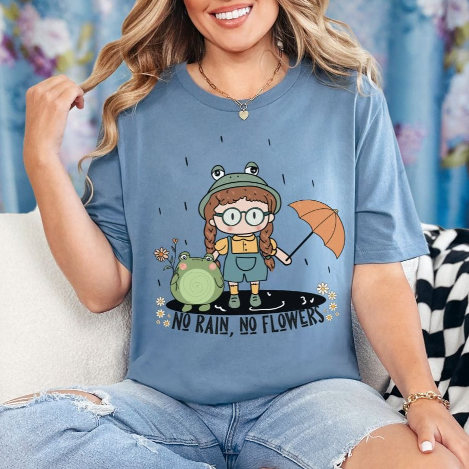 No Rain, No Flowers, Softstyle Tee