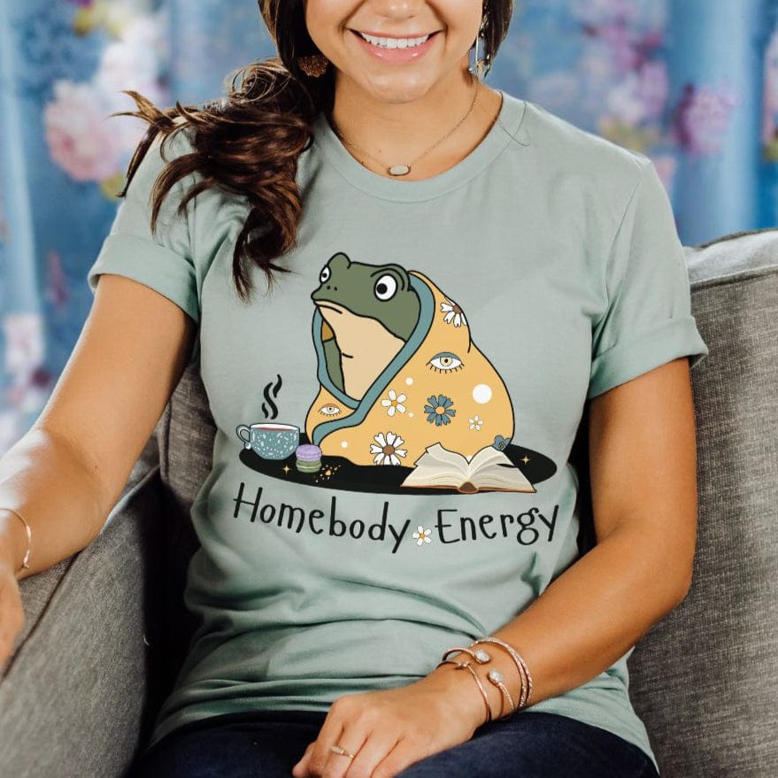 Homebody Energy Frog, Softsyle Tee
