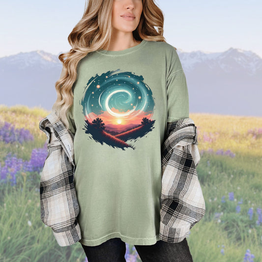 Cosmic Hillsides, Vintage Style Tee