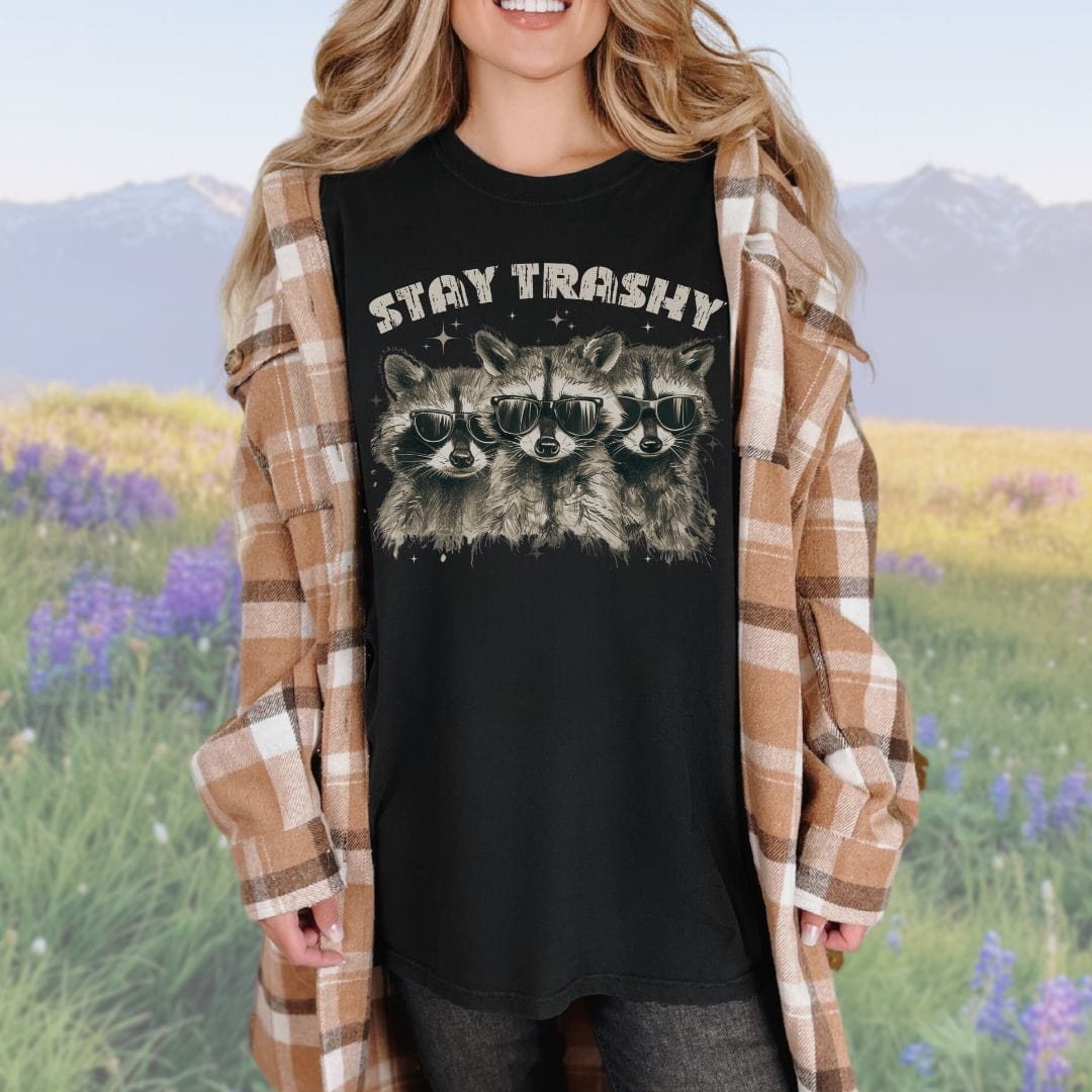 Stay Trashy Crew, Vintage Style Tee