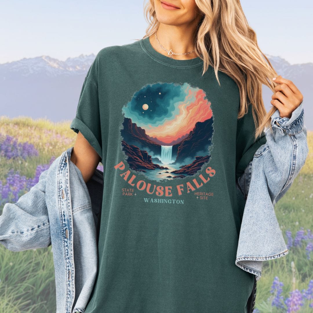 Cosmic Palouse Falls, Vintage Style Tee