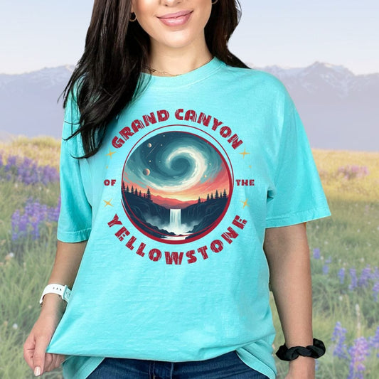 Grand Canyon of the Yellowstone, Vintage Style Tee
