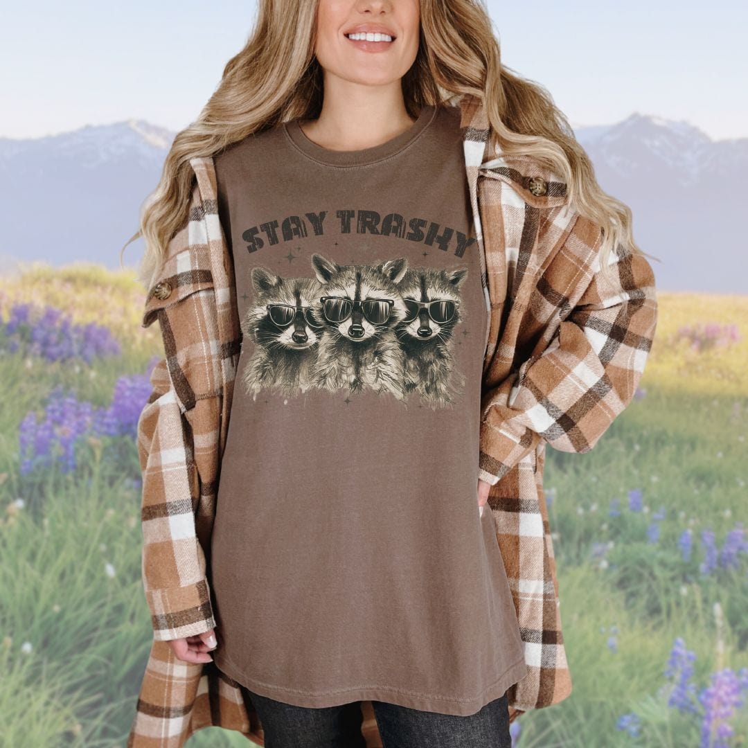 Stay Trashy Crew, Vintage Style Tee
