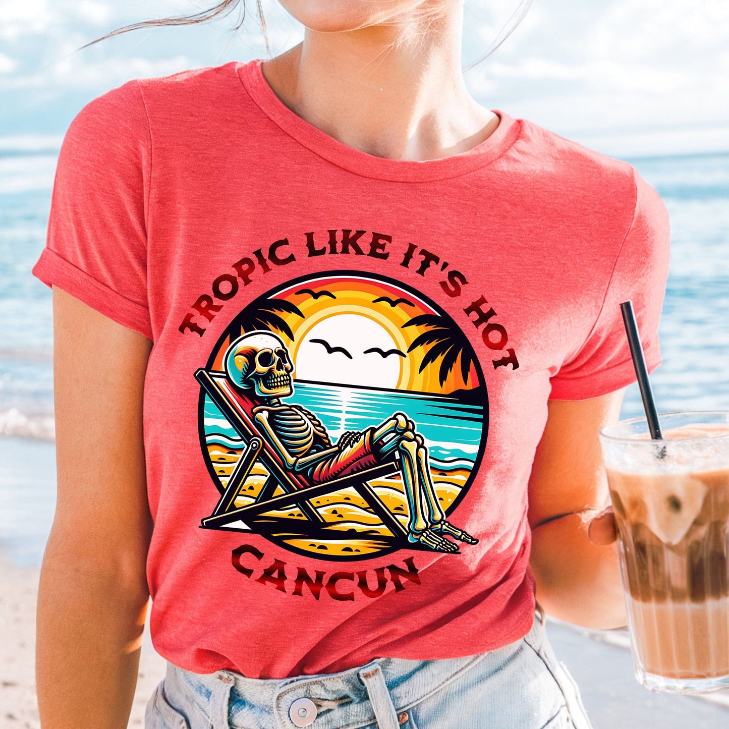 Tropic Like Its Hot, Cancun Softsyle Tee
