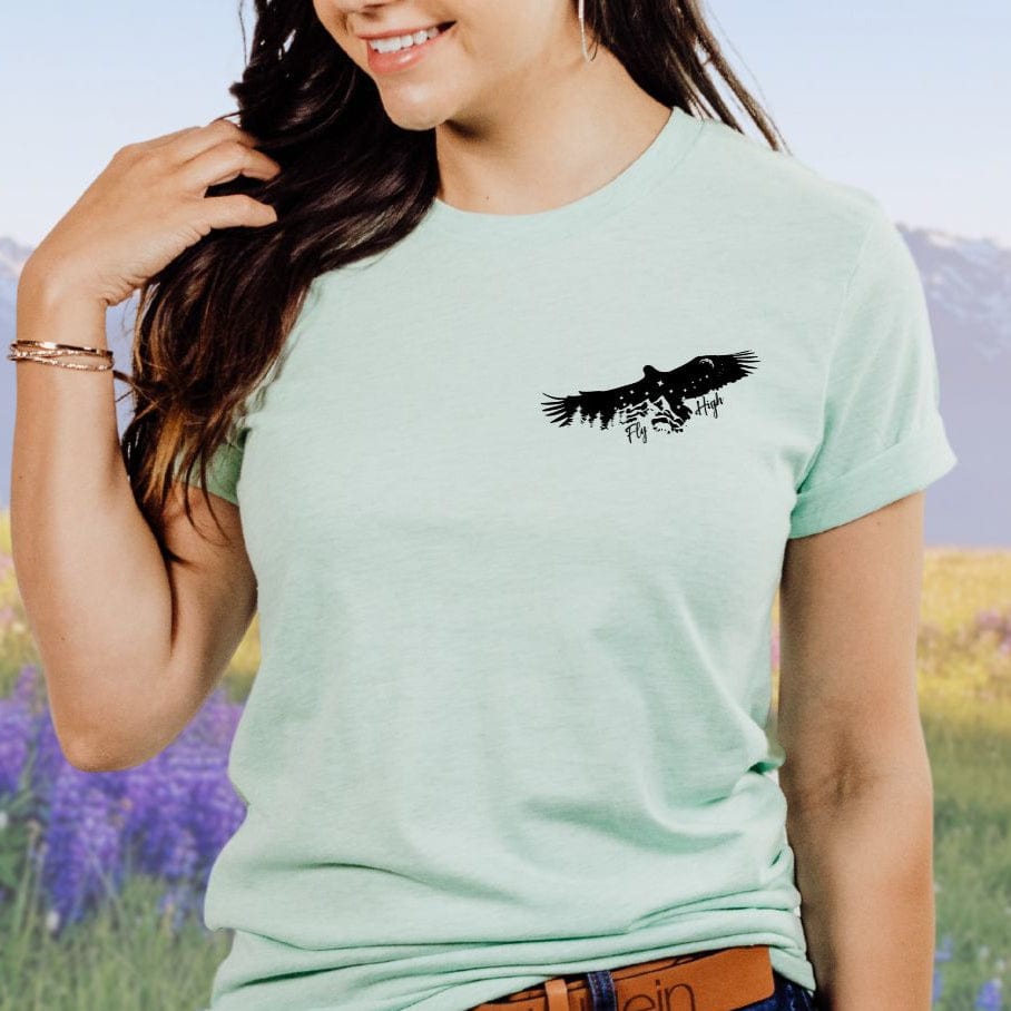 Fly High Pocket Design, Softsyle Tee