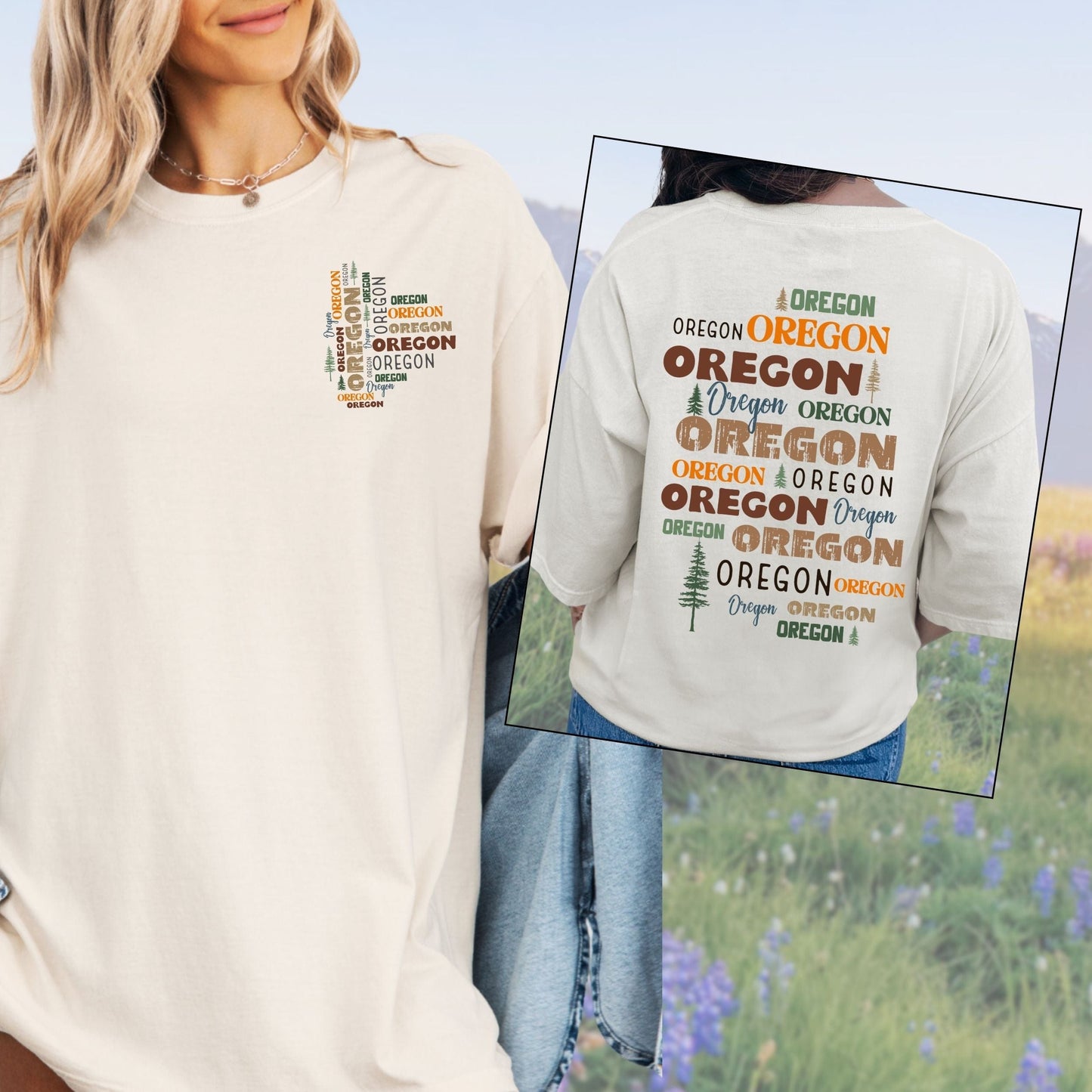 Oregon Home Pride, Vintage Style Tee