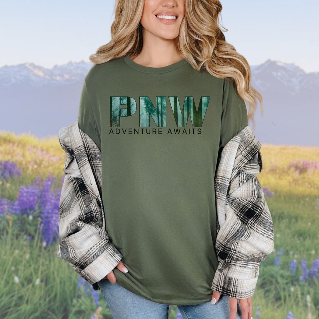 PNW Adventure Awaits, Softstyle Tee
