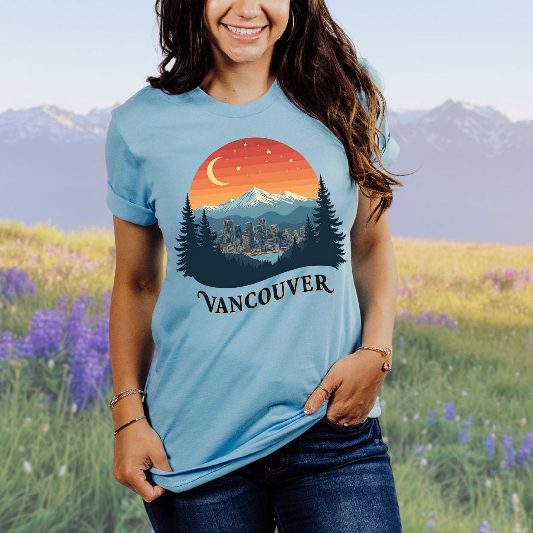 Mountain Glow, Vancouver Softstyle Tee
