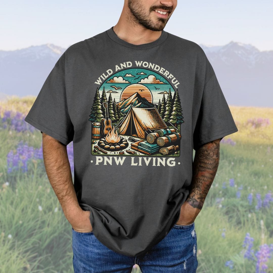 PNW Living, Camp Lovers, Vintage Style Tee