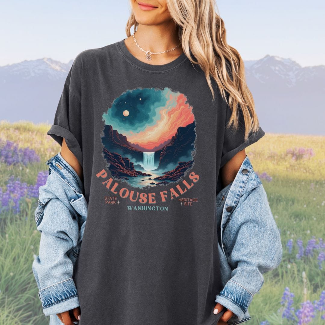 Cosmic Palouse Falls, Vintage Style Tee