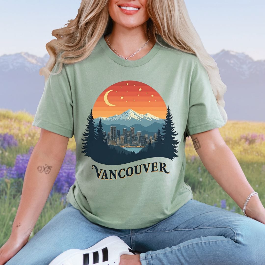 Mountain Glow, Vancouver Softstyle Tee