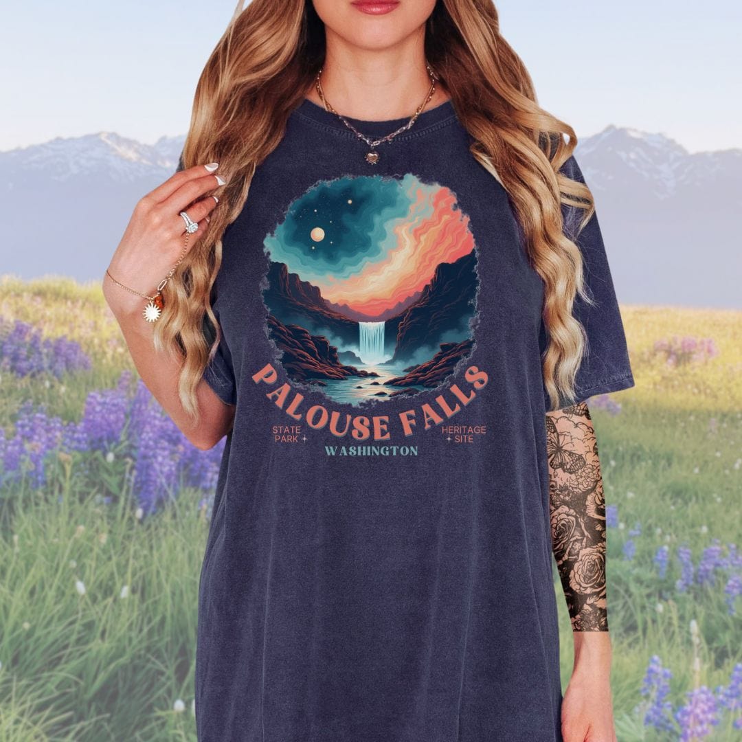 Cosmic Palouse Falls, Vintage Style Tee