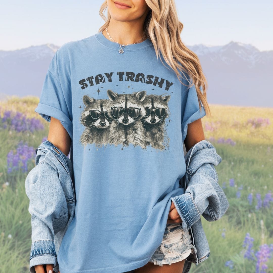 Stay Trashy Crew, Vintage Style Tee