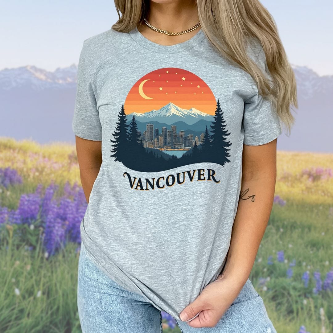 Mountain Glow, Vancouver Softstyle Tee