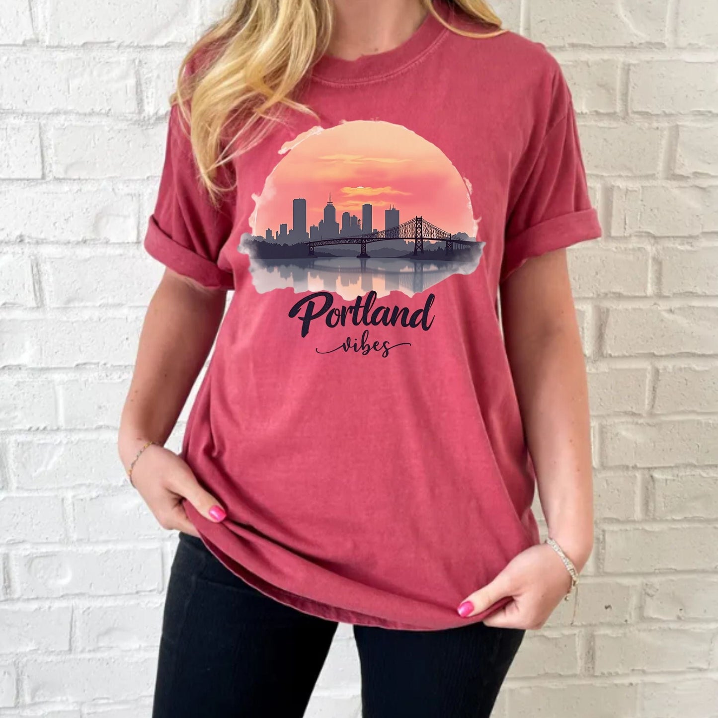 Portland Vibes, Vintage Style Tee