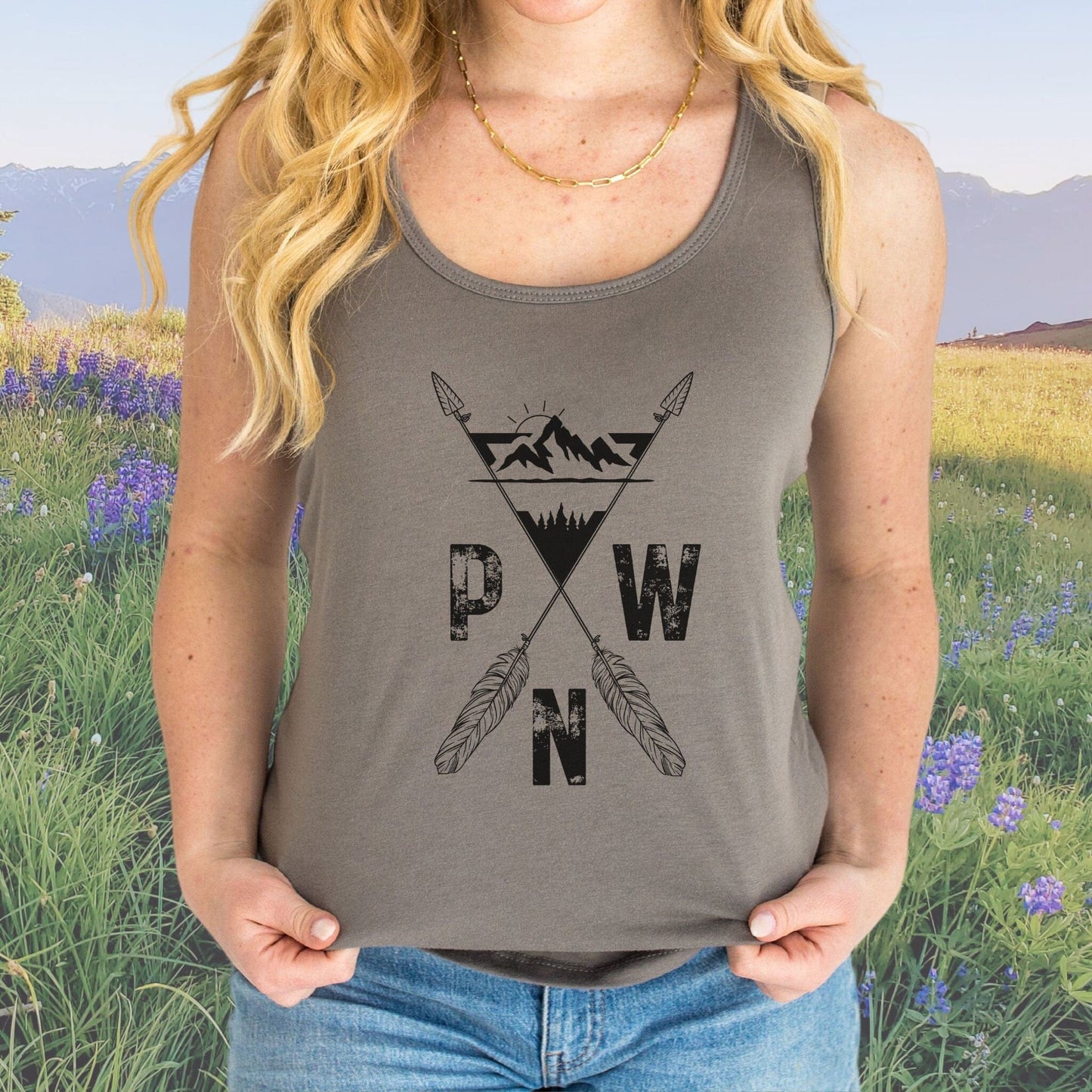 PNW Arrows Ladies Racerback Tank Top