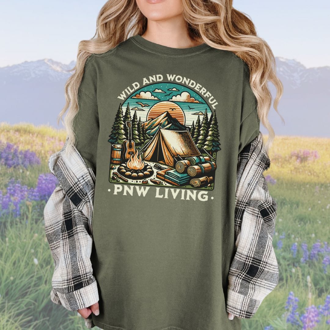 PNW Living, Camp Lovers, Vintage Style Tee