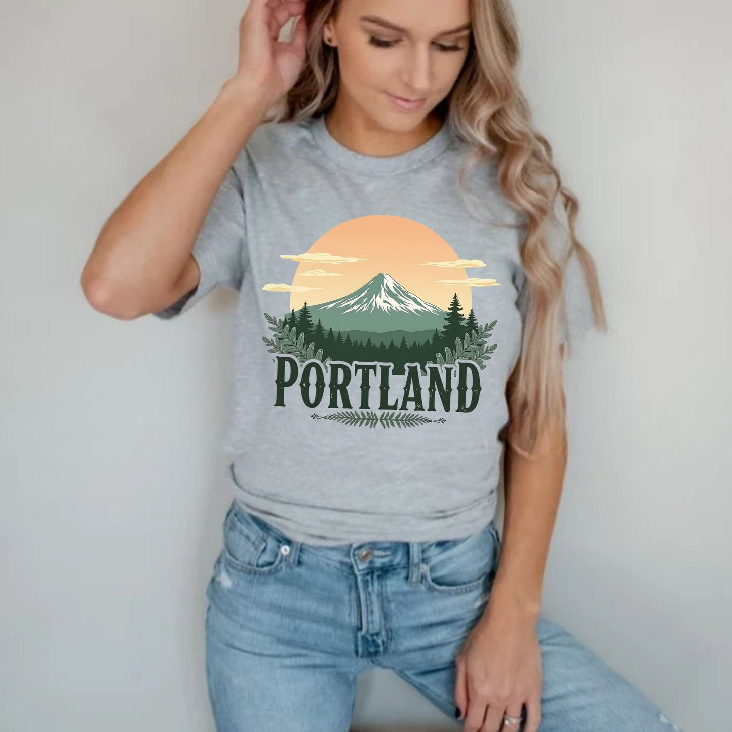 Portland, Oregon Sunrise Softstyle Tee
