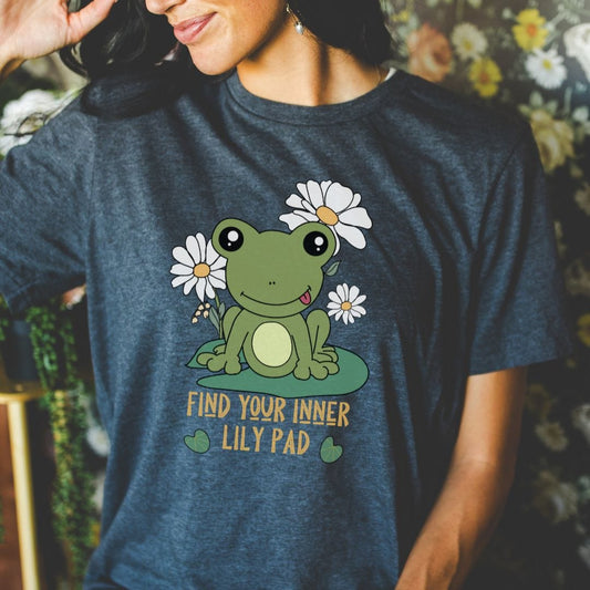 Find Your Inner Lily Pad, Frog Softstyle Tee