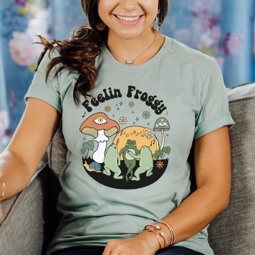 Feelin Froggy Softstyle Tee
