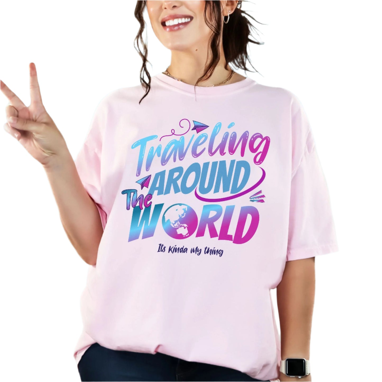 World Traveler, Vintage Style Tee