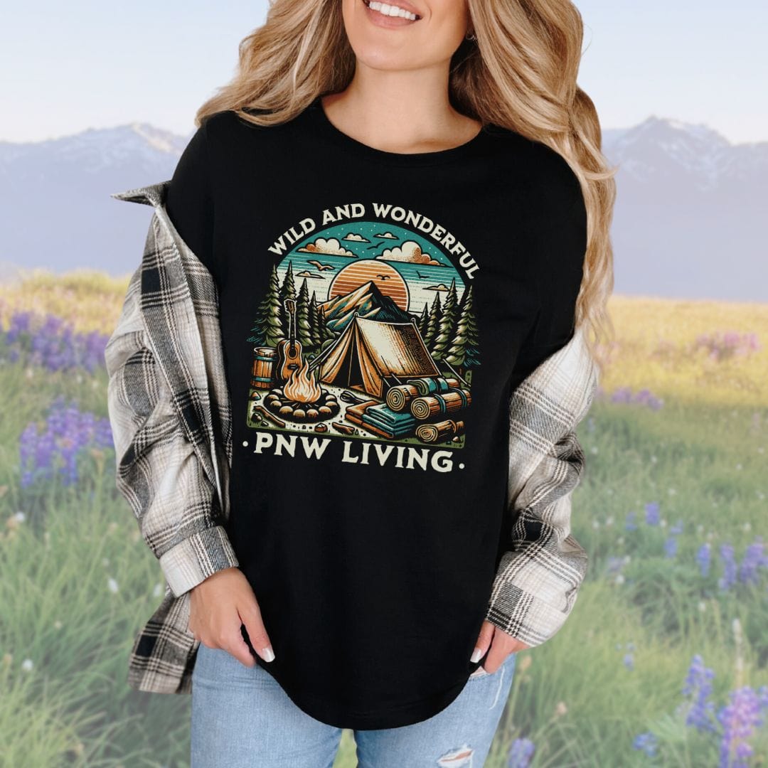 PNW Living, Camp Lovers, Vintage Style Tee