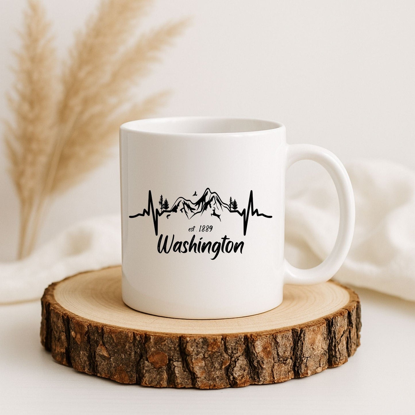 Washington Heartbeat- 11oz Ceramic Mug