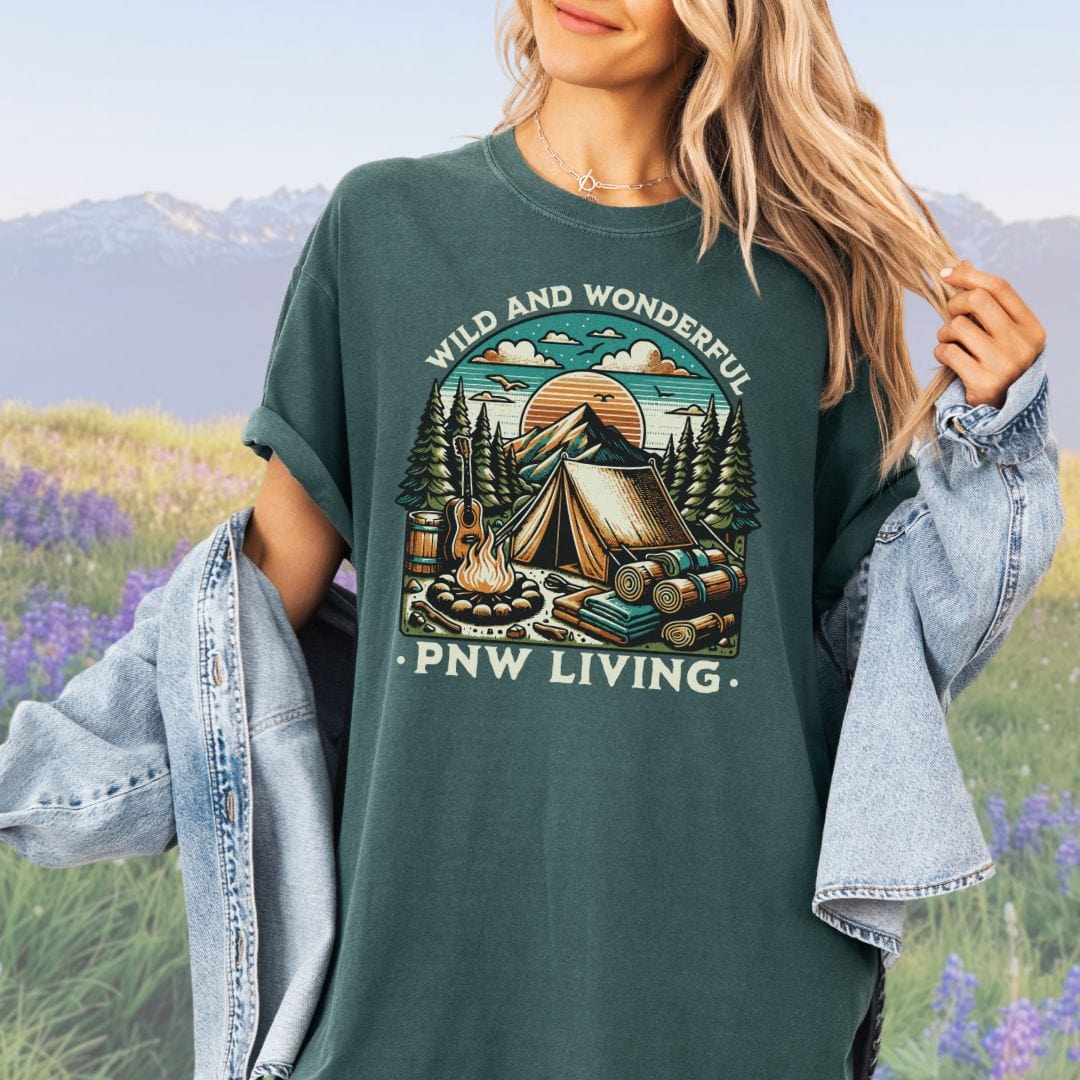 PNW Living, Camp Lovers, Vintage Style Tee