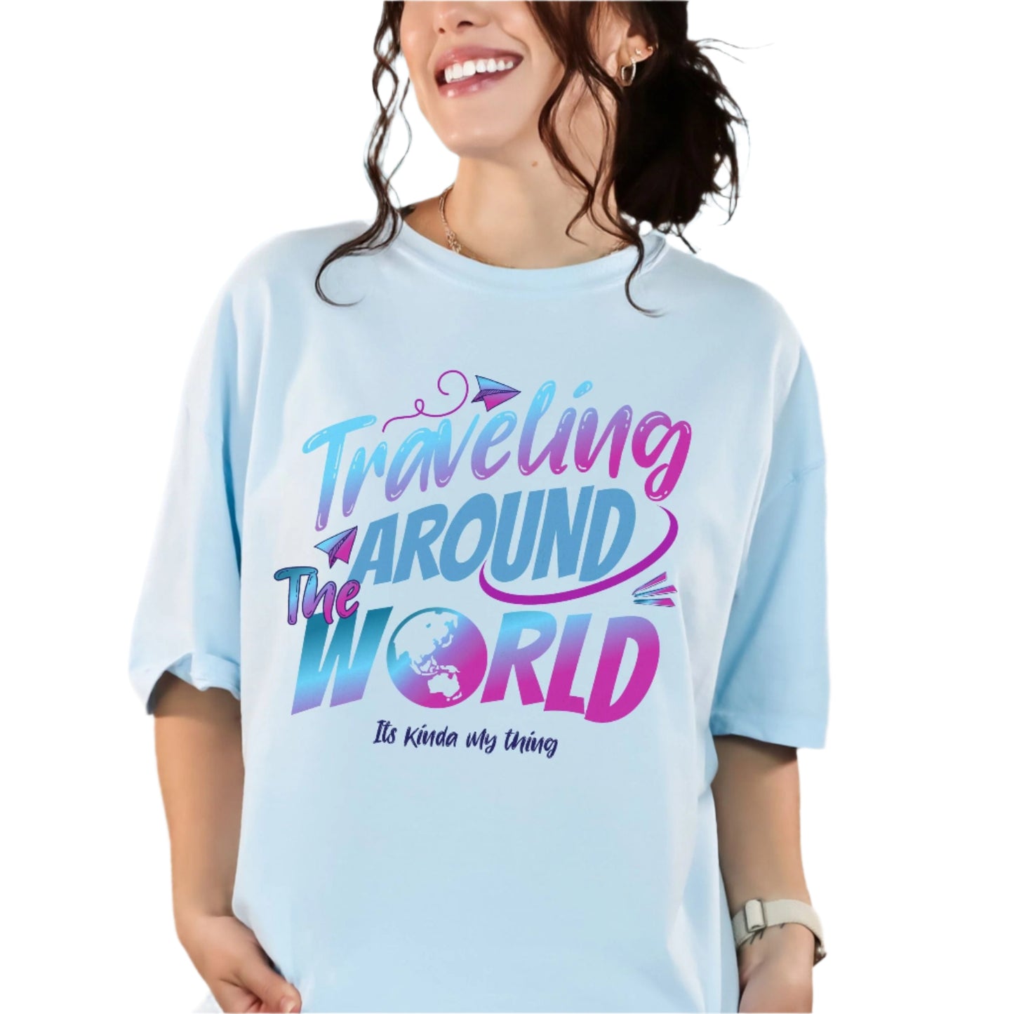 World Traveler, Vintage Style Tee