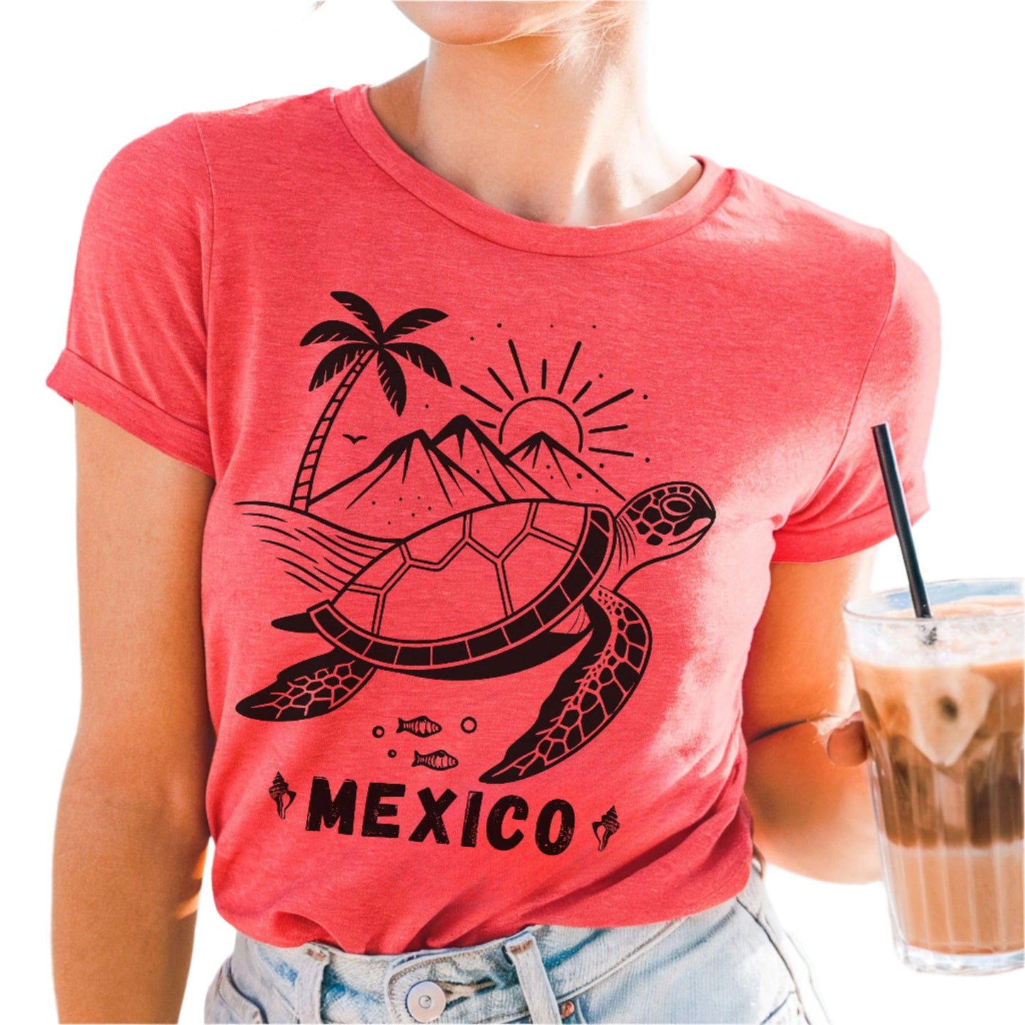 Sea Turtle, Mexico Travel, Softsyle Tee