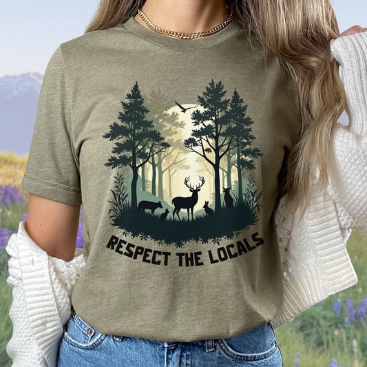 Respect the Locals, Wildlife Softsyle Tee