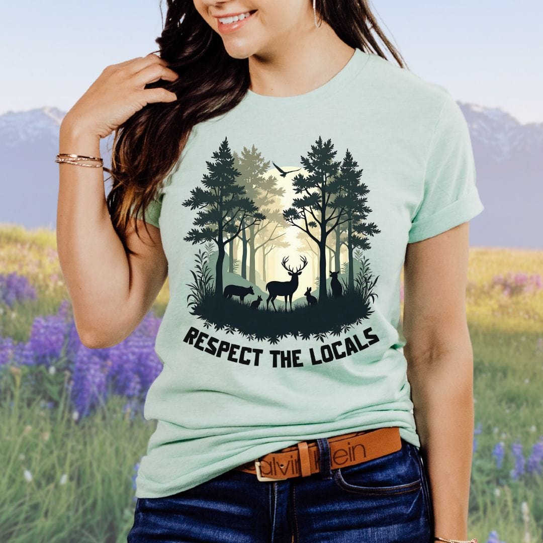 Respect the Locals, Wildlife Softsyle Tee