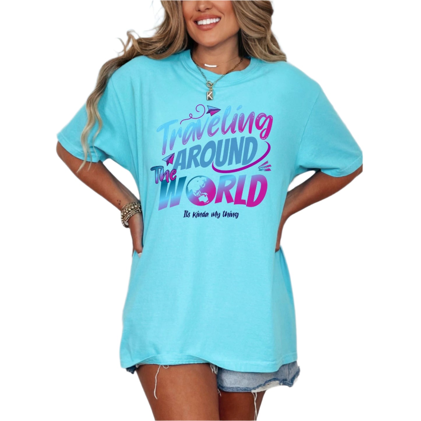 World Traveler, Vintage Style Tee
