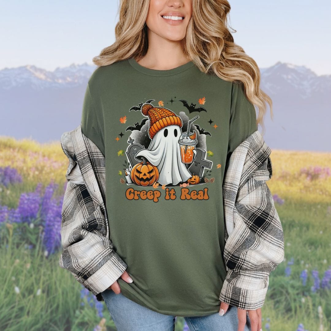 PNW Fall Ghost Pumpkin Coffee, Softstyle Tee