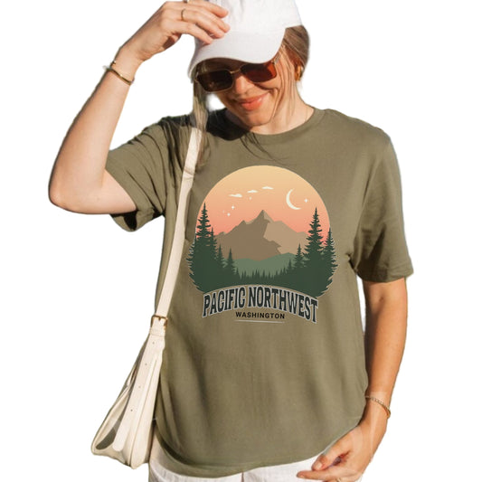 Pacific Northwest Majestic Mountain Softstyle Tee