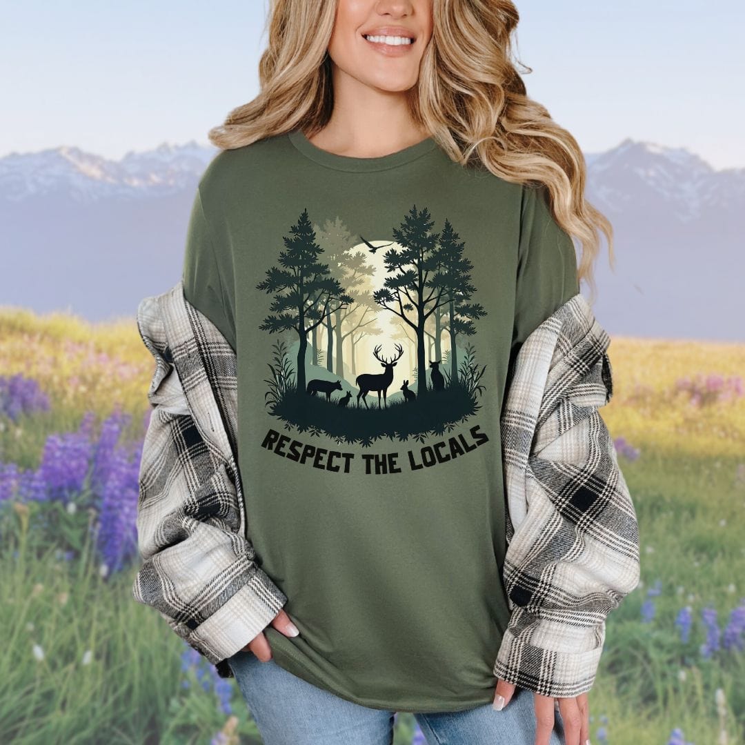 Respect the Locals, Wildlife Softsyle Tee
