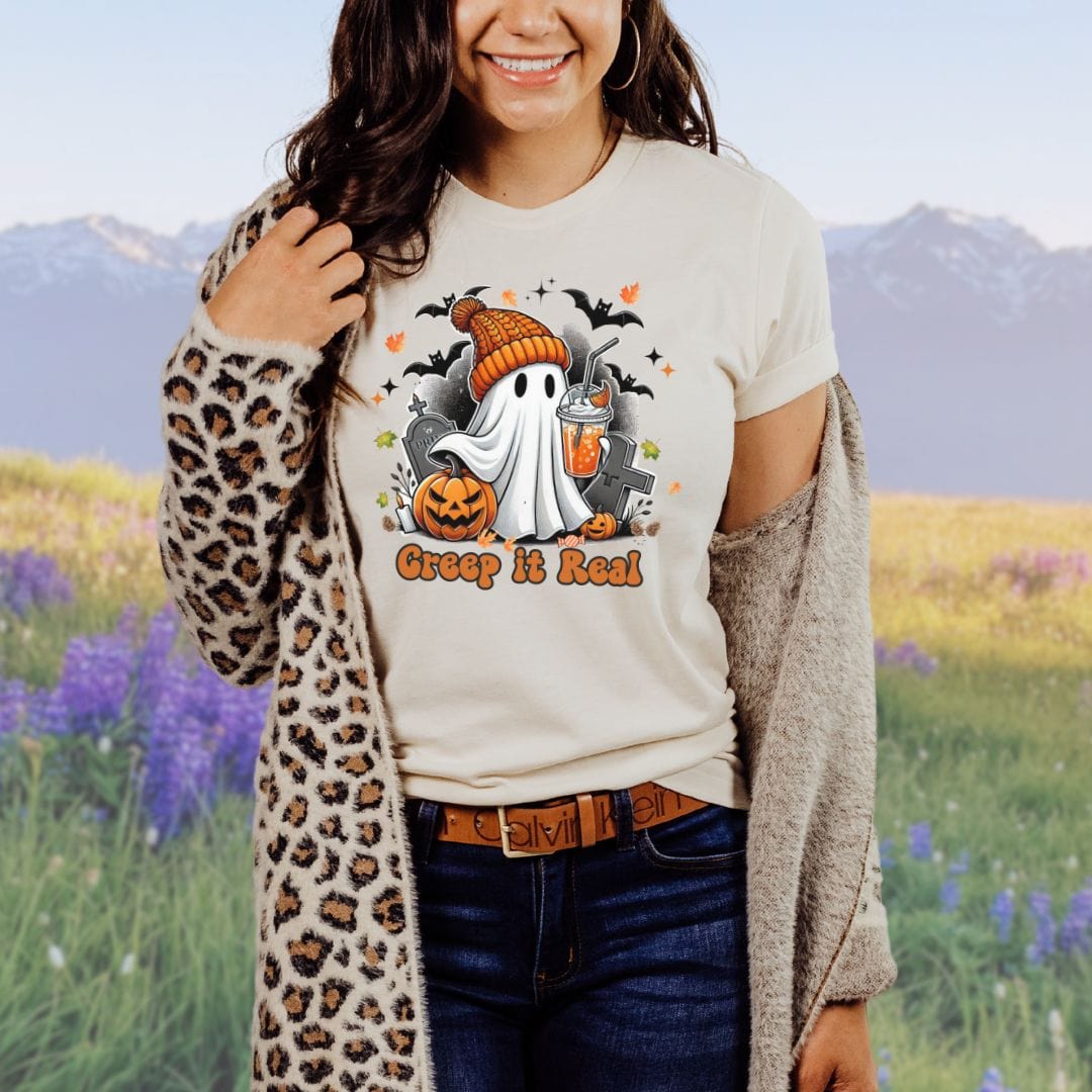 PNW Fall Ghost Pumpkin Coffee, Softstyle Tee