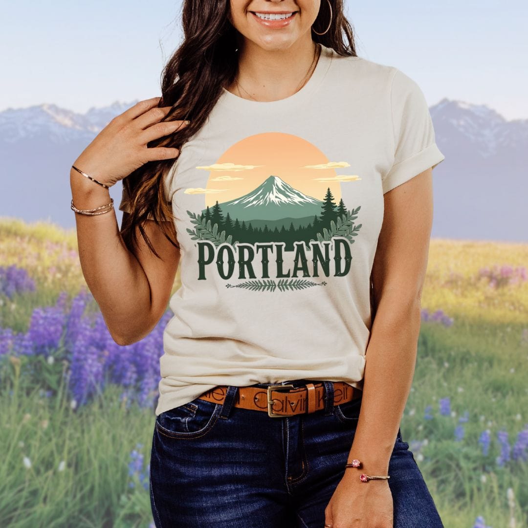Portland, Oregon Sunrise Softstyle Tee