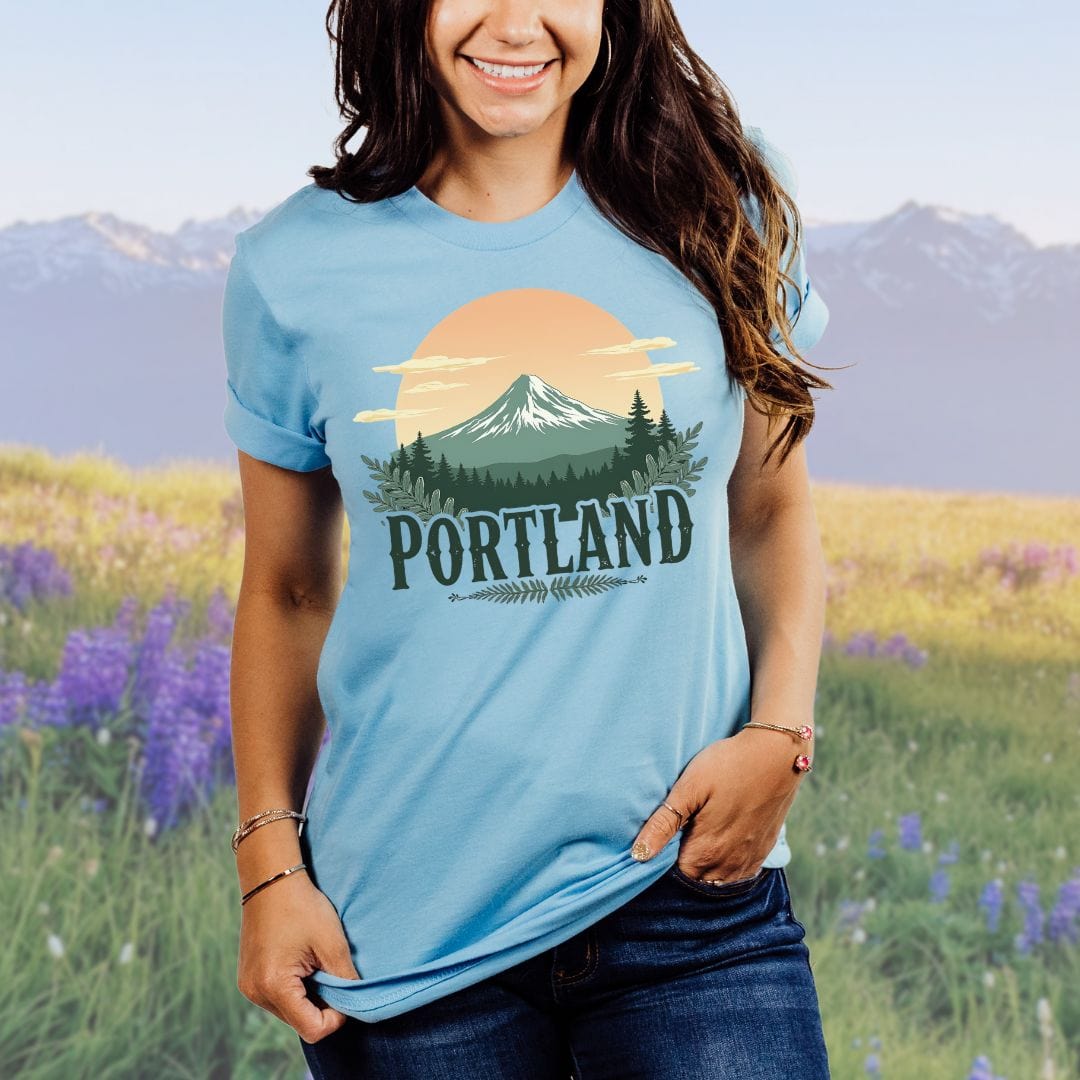 Portland, Oregon Sunrise Softstyle Tee