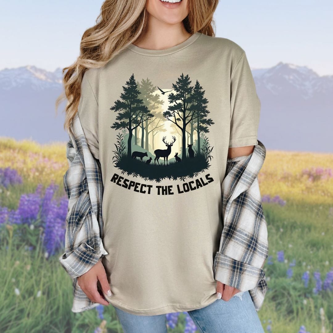 Respect the Locals, Wildlife Softsyle Tee