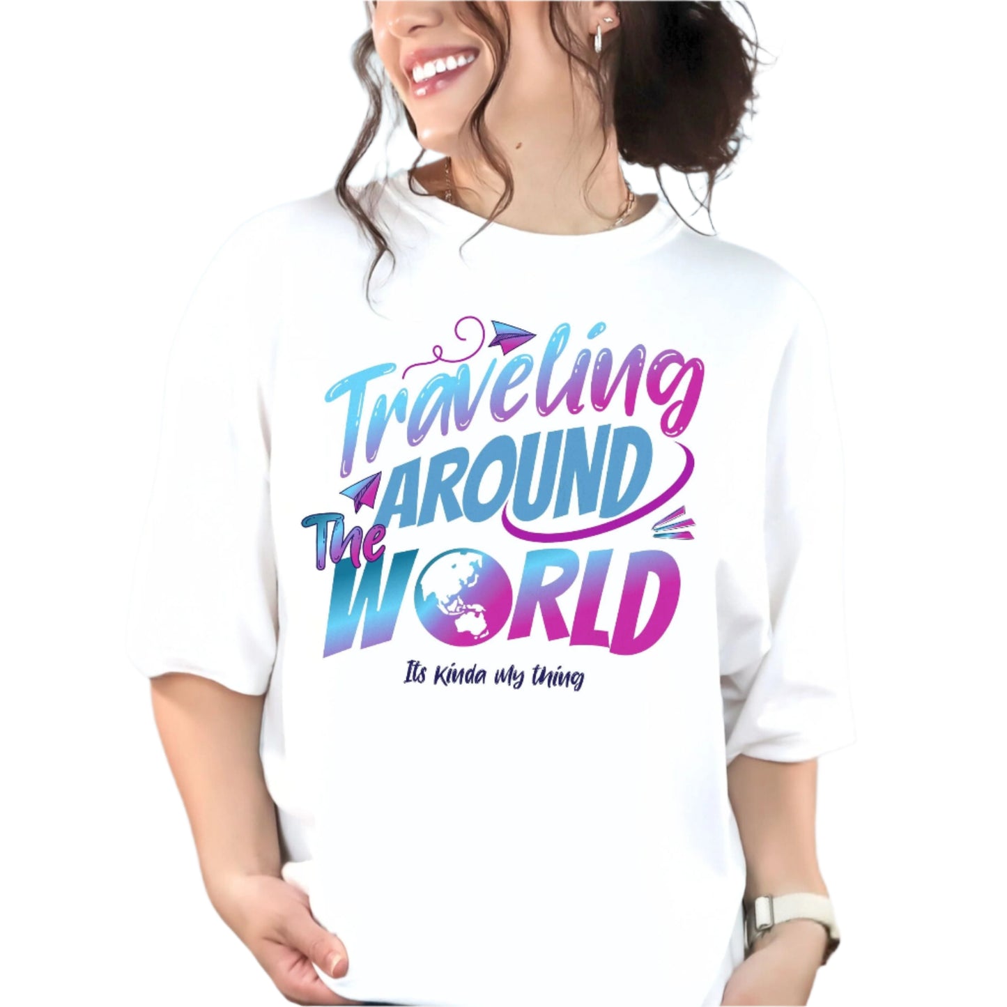 World Traveler, Vintage Style Tee