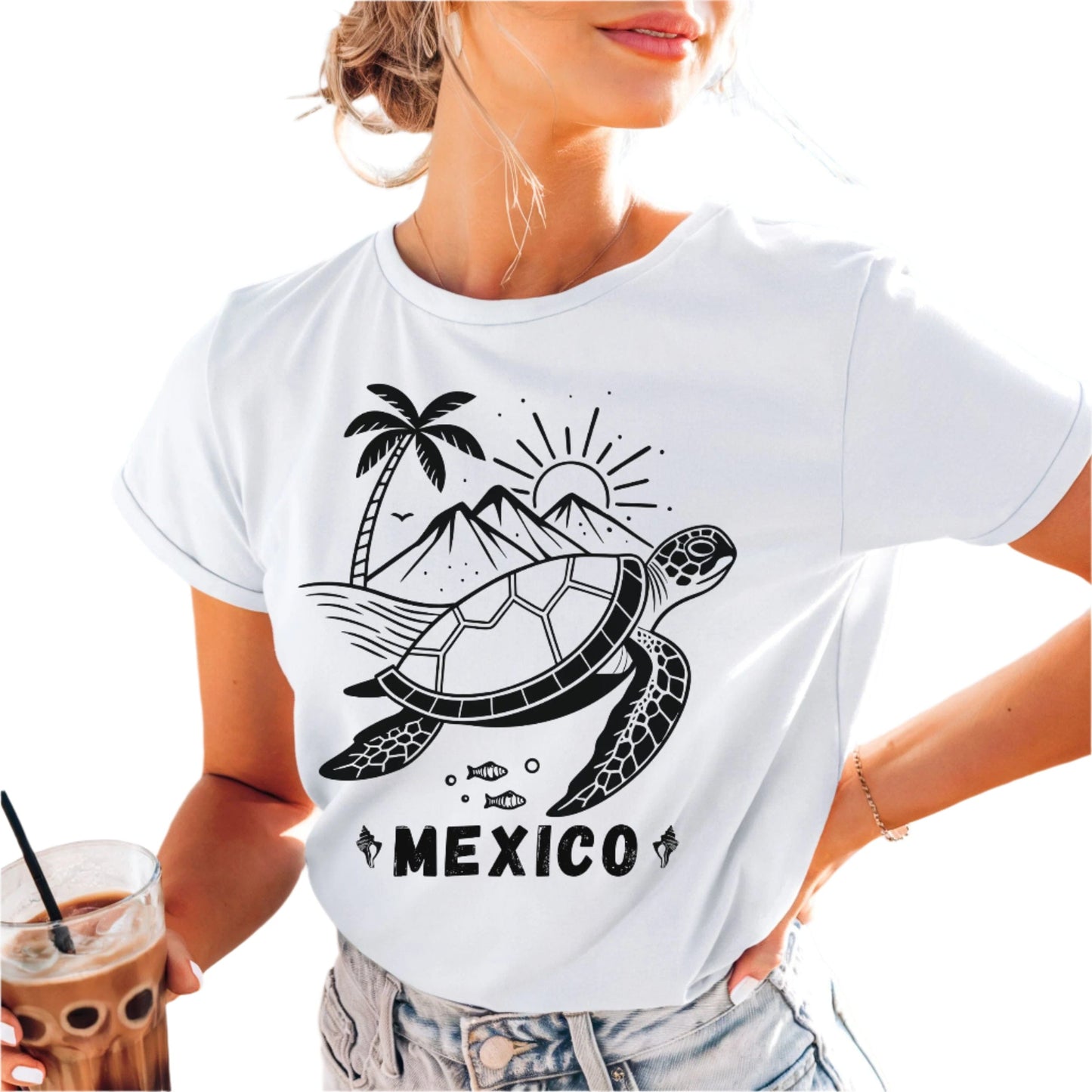 Sea Turtle, Mexico Travel, Softsyle Tee