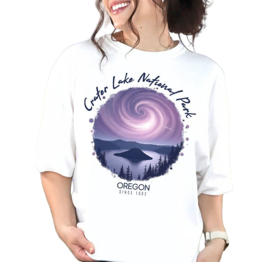 Cosmic Crater Lake, Vintage Style Tee