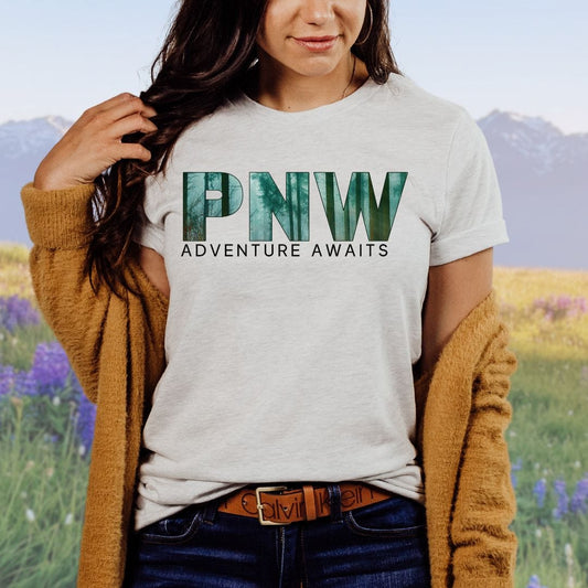PNW Adventure Awaits, Softstyle Tee