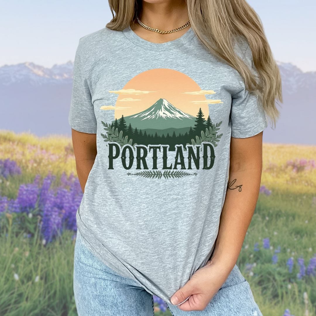 Portland, Oregon Sunrise Softstyle Tee