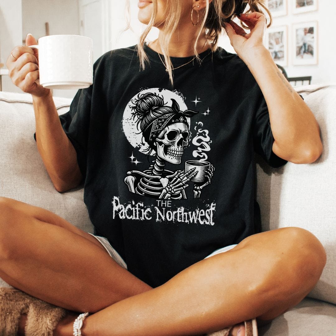 PNW Coffee Girl, Vintage Style Tee