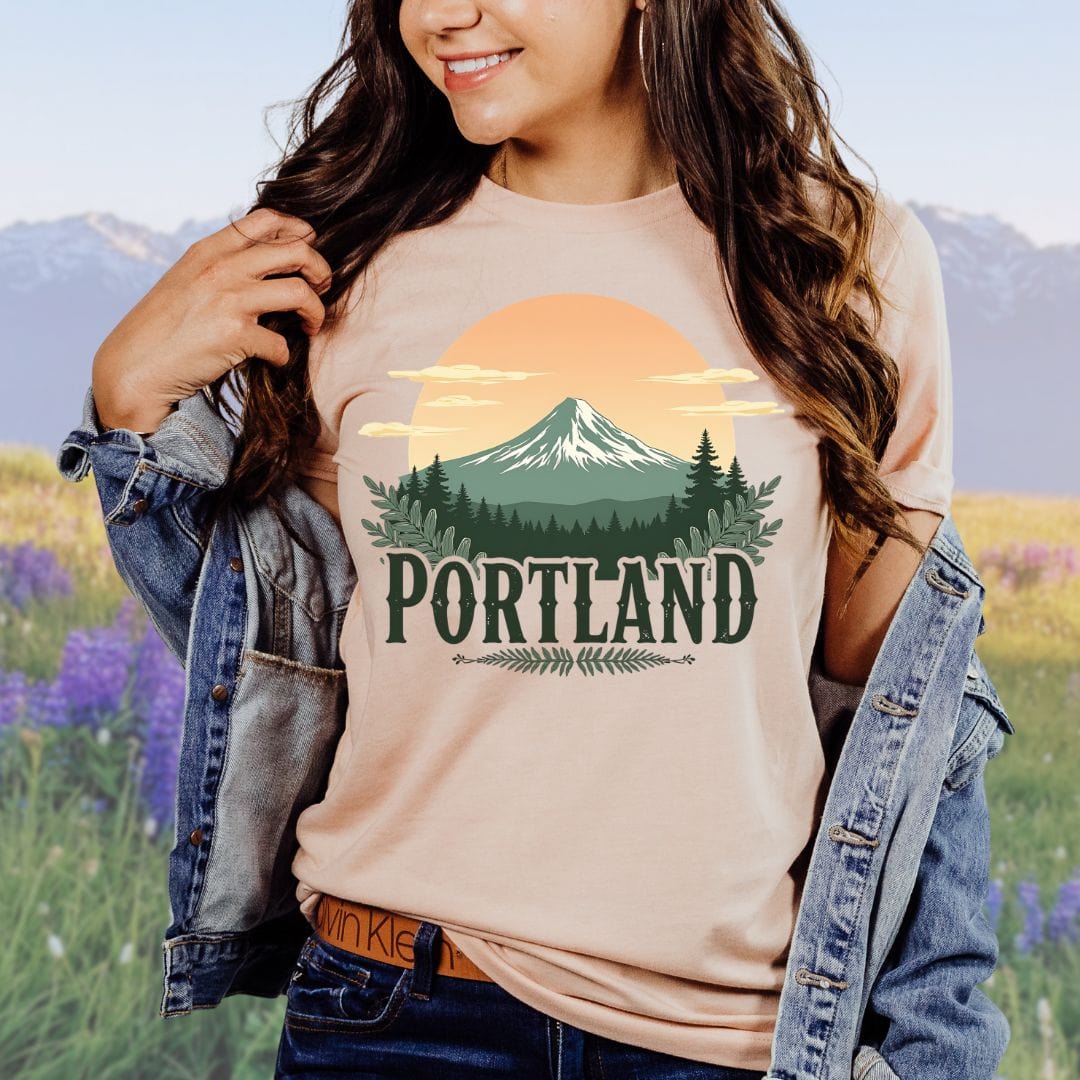 Portland, Oregon Sunrise Softstyle Tee