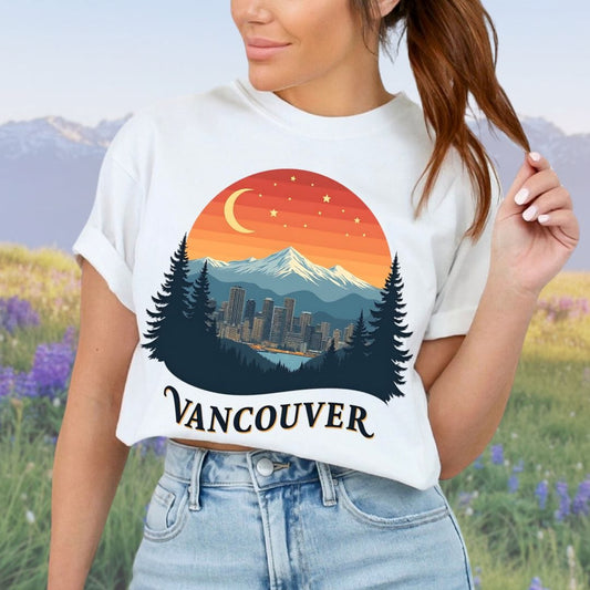 Mountain Glow, Vancouver Softstyle Tee